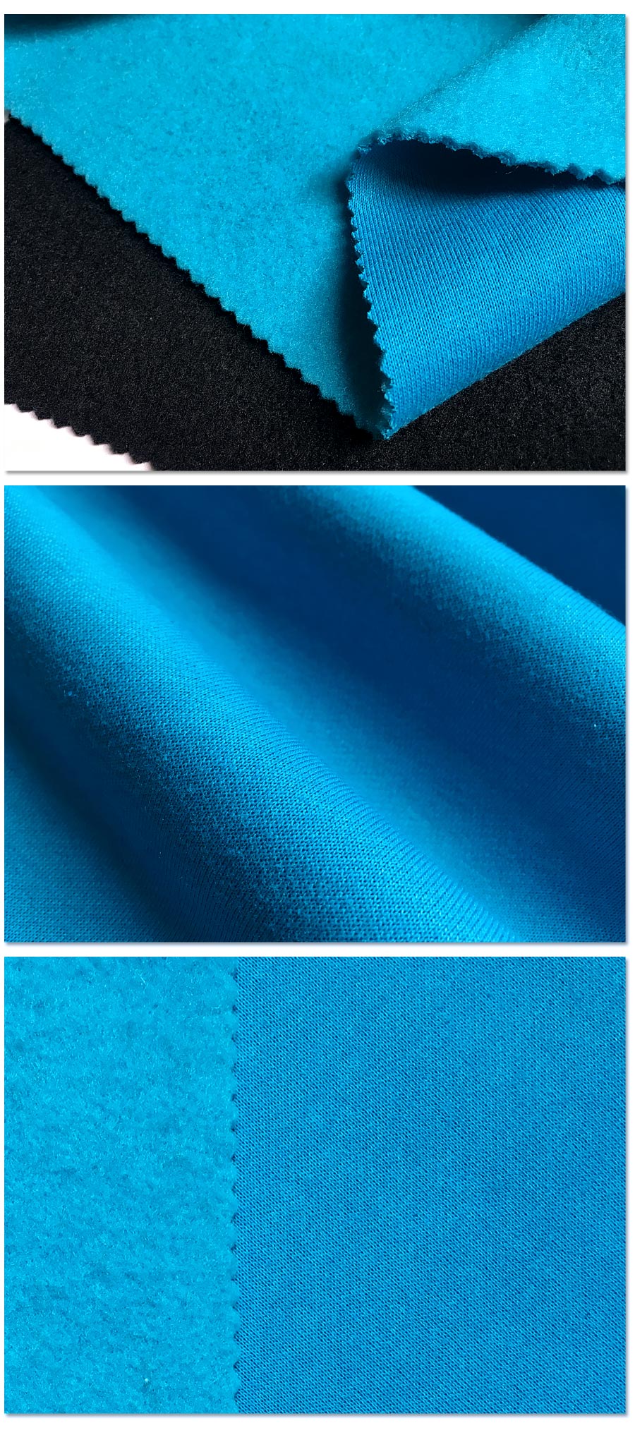 144F Brushed Knitted TC Polar Fleece Fabric