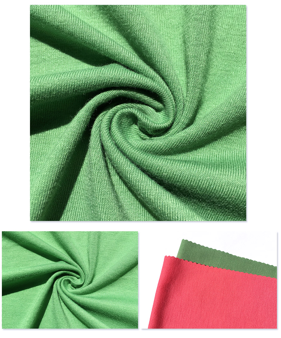 65% Polyester 35% Cotton TC Spandex Single Jersey