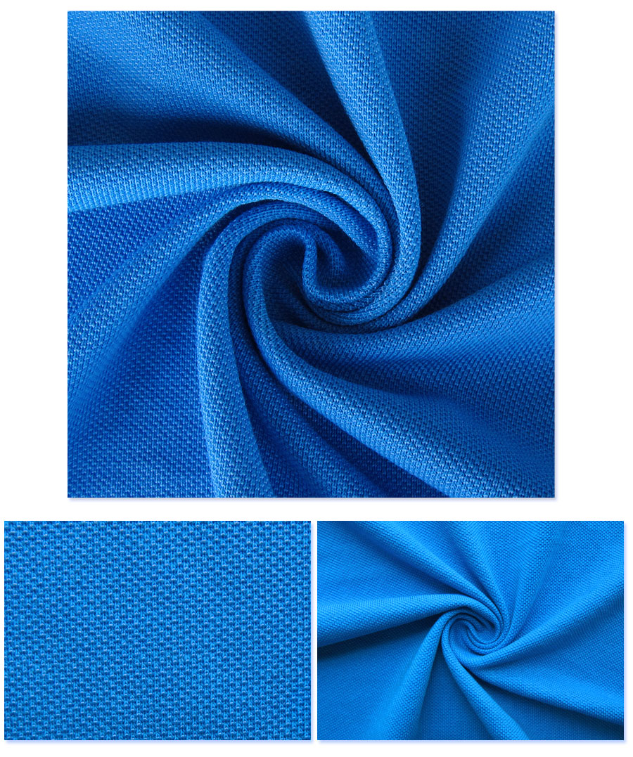 180G Mercerized 85% Polyester 15% Cotton TC Spandex Pique Fabric