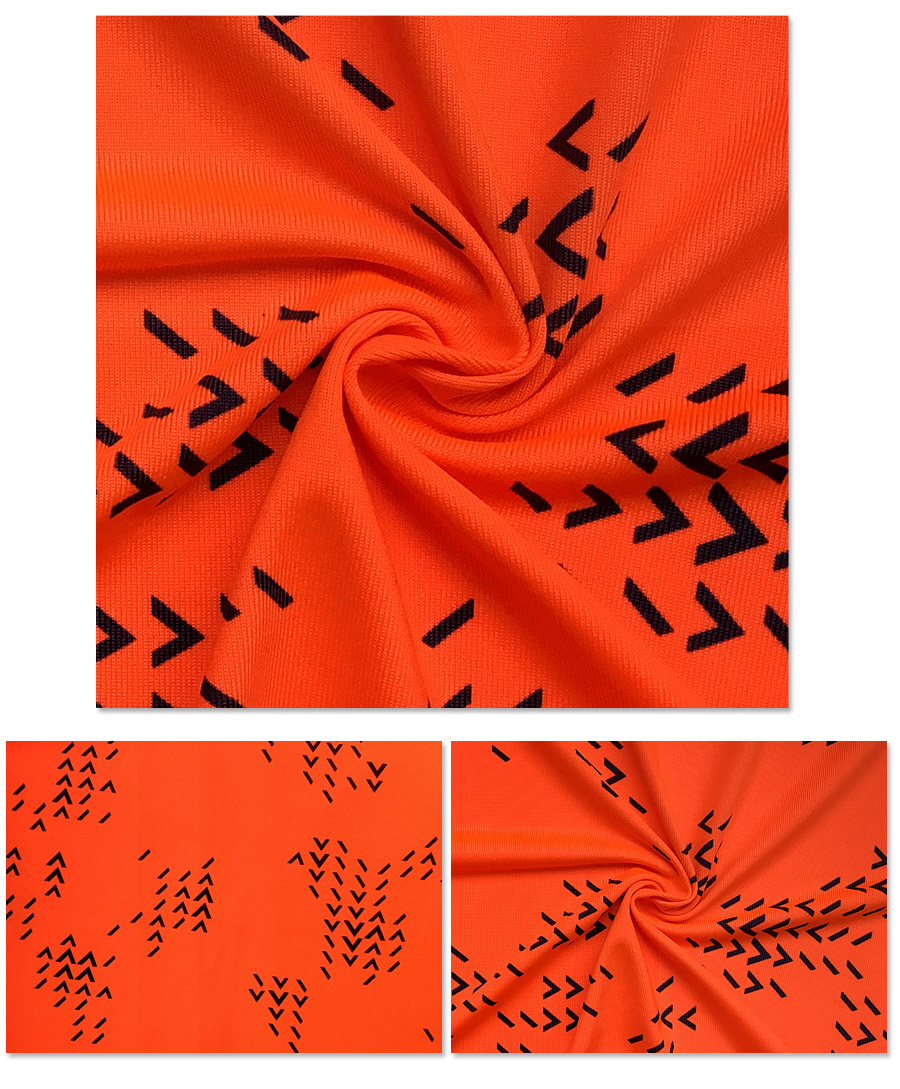 Mercerized Polyester Spandex Knitted Single Jersey Fabric