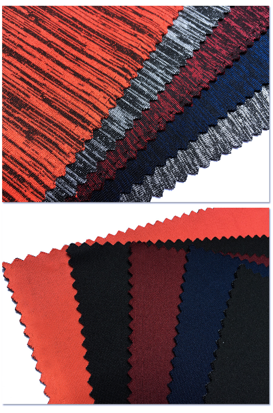 50% Polyester 50% Rayon TR Spandex Interlock Fabric