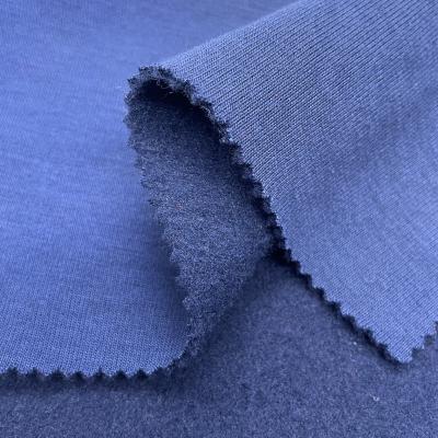 Polyester fleece one side brushed