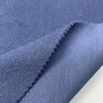 Polyester fleece one side brushed