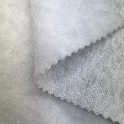 Polyester fleece one side brushed