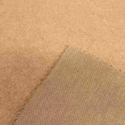 Polyester fleece one side brushed