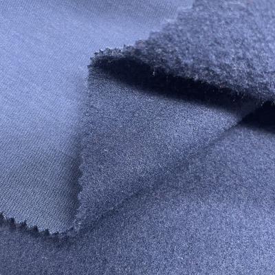 Polyester fleece one side brushed