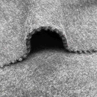 Polyester fleece one side brushed