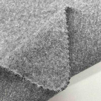 Polyester fleece one side brushed