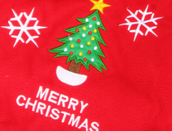 Digital Print Micro Fleece refer to Merry Christmas